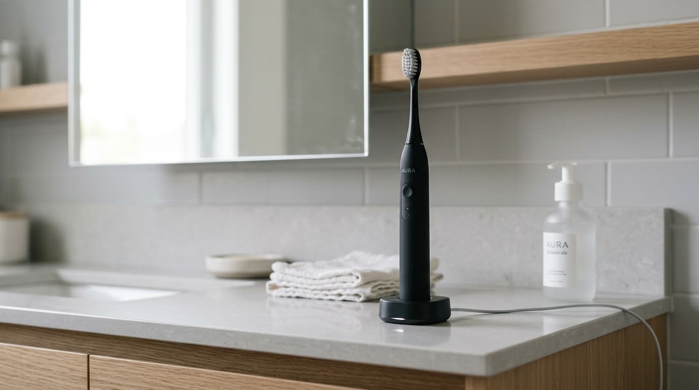 Electric toothbrush with pressure sensor for bleeding gums