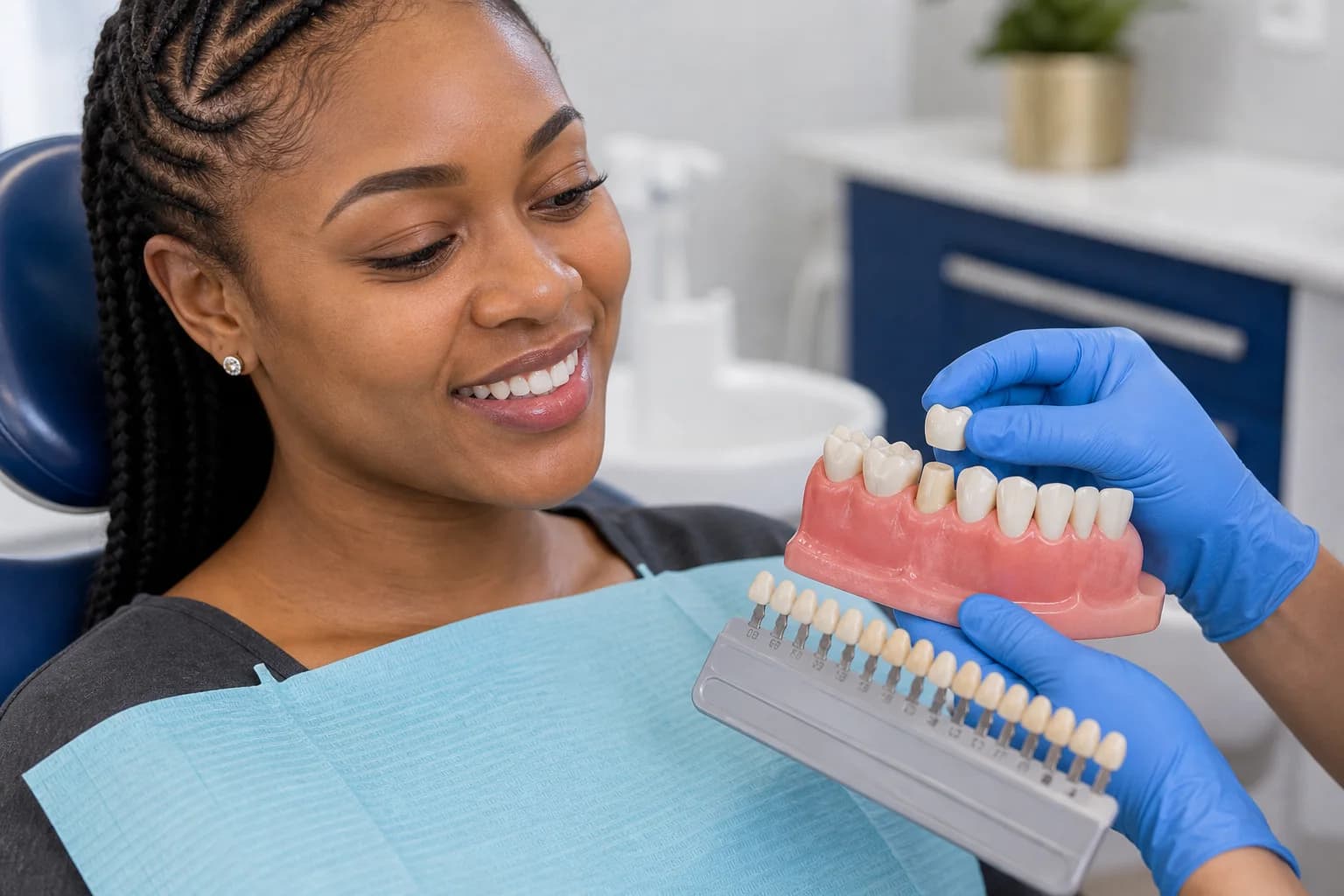 Dental Crowns educational visual