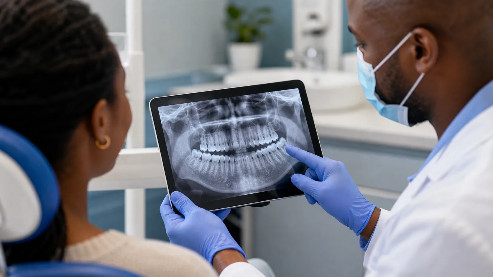 Digital Dental X-rays educational visual